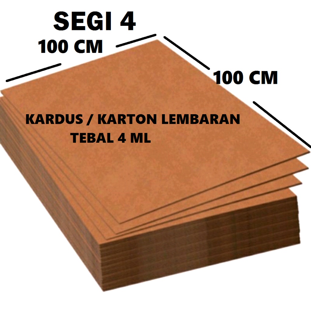 Cardboard Sheet Packing 120x95cm > Cardboard > Cardboard 4square Sheet
