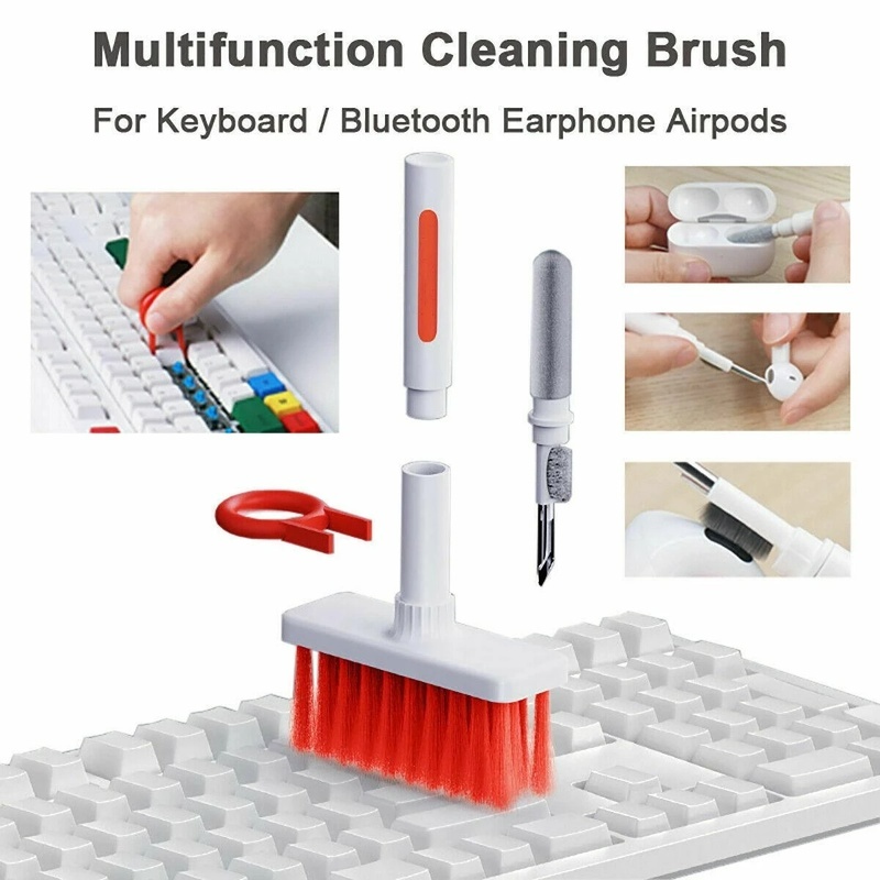 5 in 1 Keyboard Cleaning Brush/ Earphone Cleaner /Keycap Puller ...