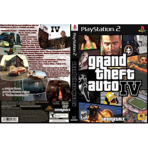 Gta IV PS2 Cassette