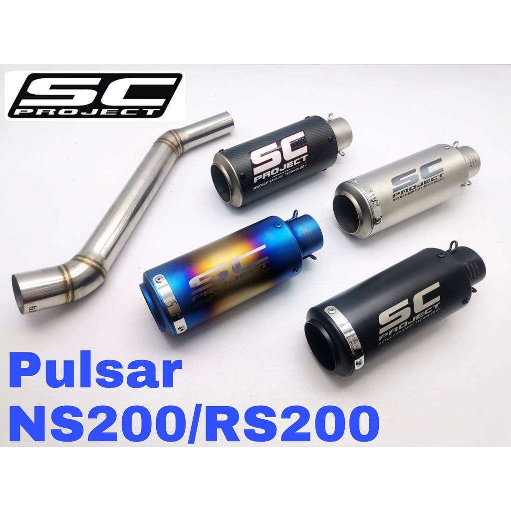 sc project exhaust for pulsar 150