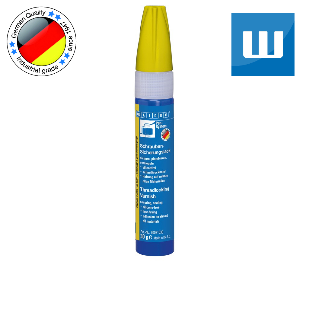 WEICON Threadlock Varnish 30 g yellow screw locking and corrosion protection Shopee Singapore