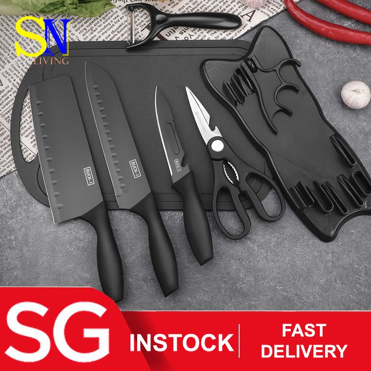 Knife Set 16 PCS High Carbon Stainless Steel Kitchen Knife Set BO