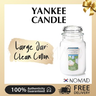 Yankee Candle Large Jar Candle Clean Cotton