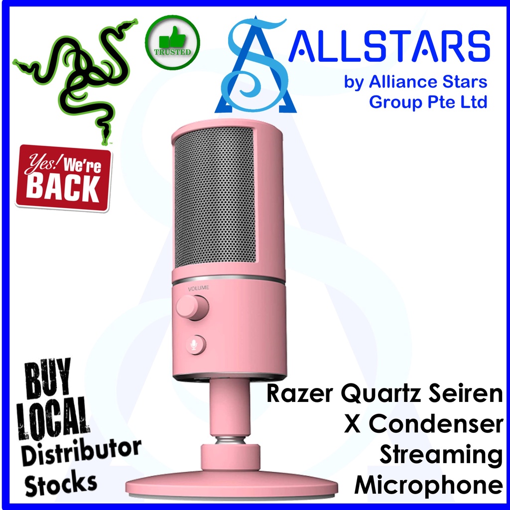 Razer Quartz Seiren X Condenser Streaming Microphone(RZ19-02290300-R3M1 ...