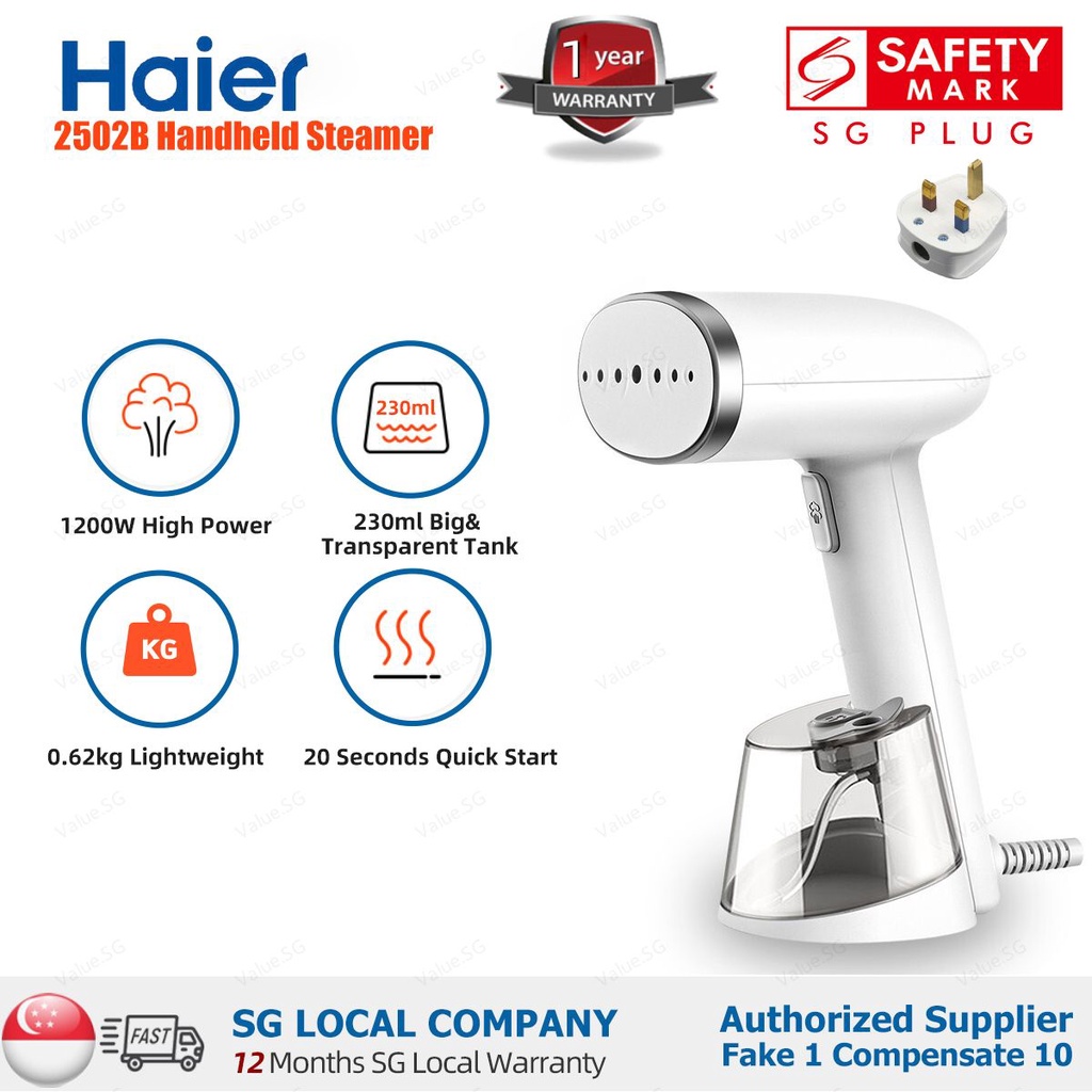 Haier GW2502B Handheld Garment Steamer/ 1200W High Power/ 230ml Big