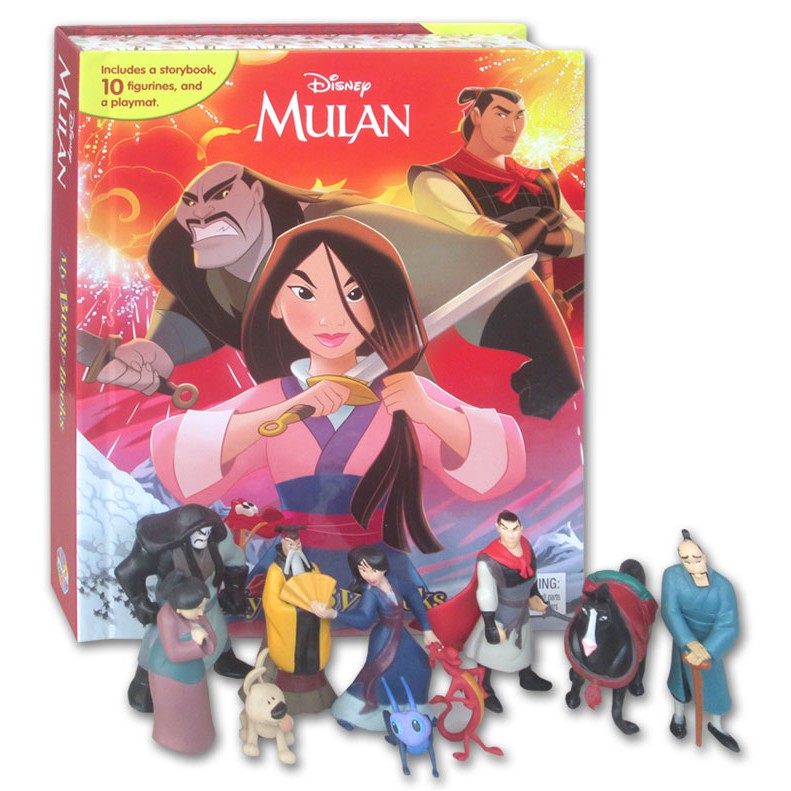 My Busy Book Disney Mulan includes a Storybook, 10 Figurines and a ...