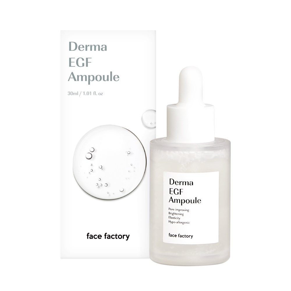 face factory Derma EGF Ampoule Dual Functional Cosmetics Shopee Singapore