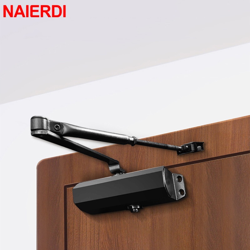 NAIERDI Hydraulic Buffer Door Closer 25KG to 80KG Adjustable Speed