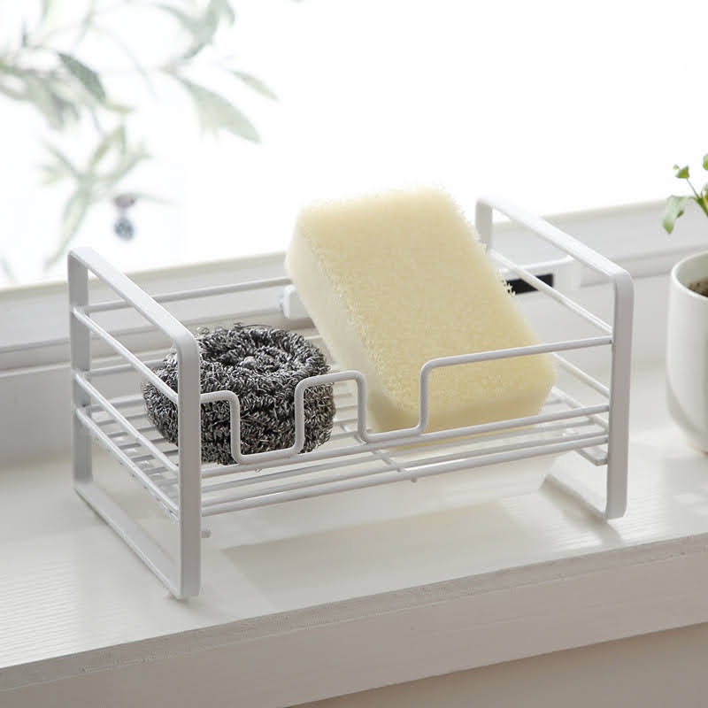 Portable Removable kitchen bathroom drain tray Sponge Holder Rack ...