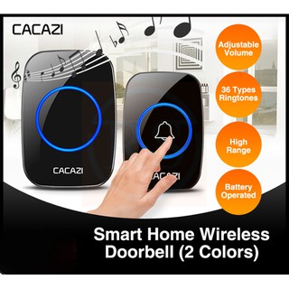 Wireless Home Doorbell, Electronic Remote Control, Remote Dingdong  Anti-theft And Waterproof Elderly Pager, Call Bell, Adjustable Music  Volume, Wireless Doorbell, 4-level Volume, 36 Types Of Ringtones, 1  Button+2 Rings, Easy To Use