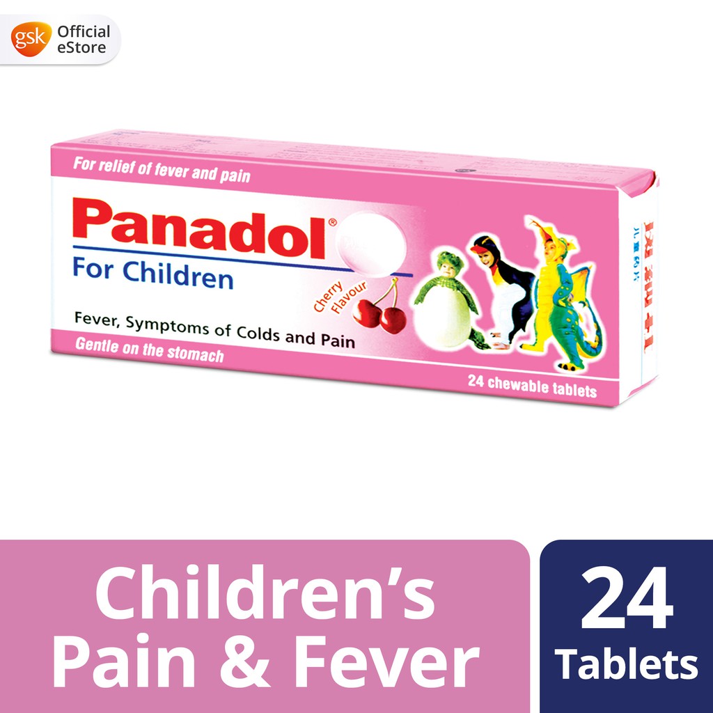 PANADOL Chewable Tablet for Children, Paracetamol for Fast & Effective