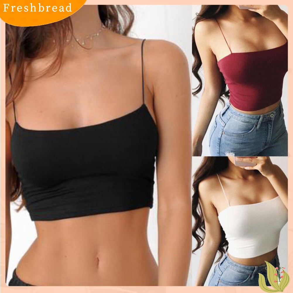 Plain Cropped Camisole Top