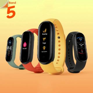 Silicone Mi Band 5 For Xiaomi Mi Band 5 4 3 Wristband Smart Watch Band Multicolor Replacement Watch Strap Bracelet Shopee Singapore