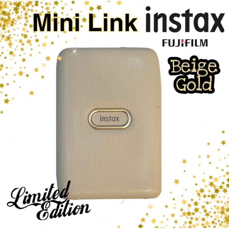 Fujifilm Printer Instax Fujifilm Instax Mini Link Beige Gold