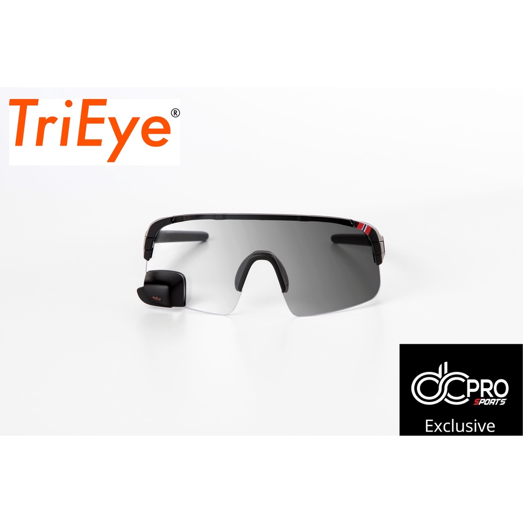 TriEye View Sport Photochromatic Cycling Glasses with Mirror for