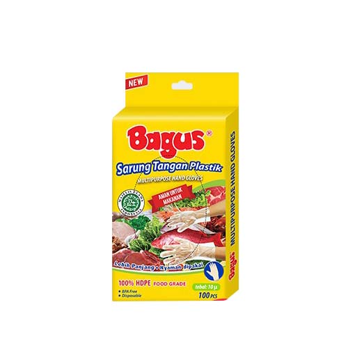 Bagus Sarung Tangan Plastik ISI 100 pcs / gloves / perlengkapan masak / Alat Dapur buah dan sayur - Gambar 3