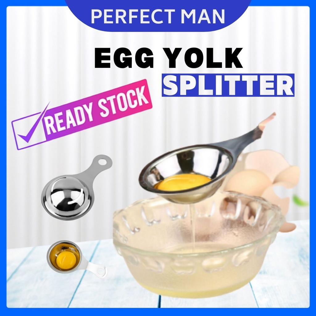 PM Egg Yolk Splitter Stainless Steel Egg white Egg Yolk Separator