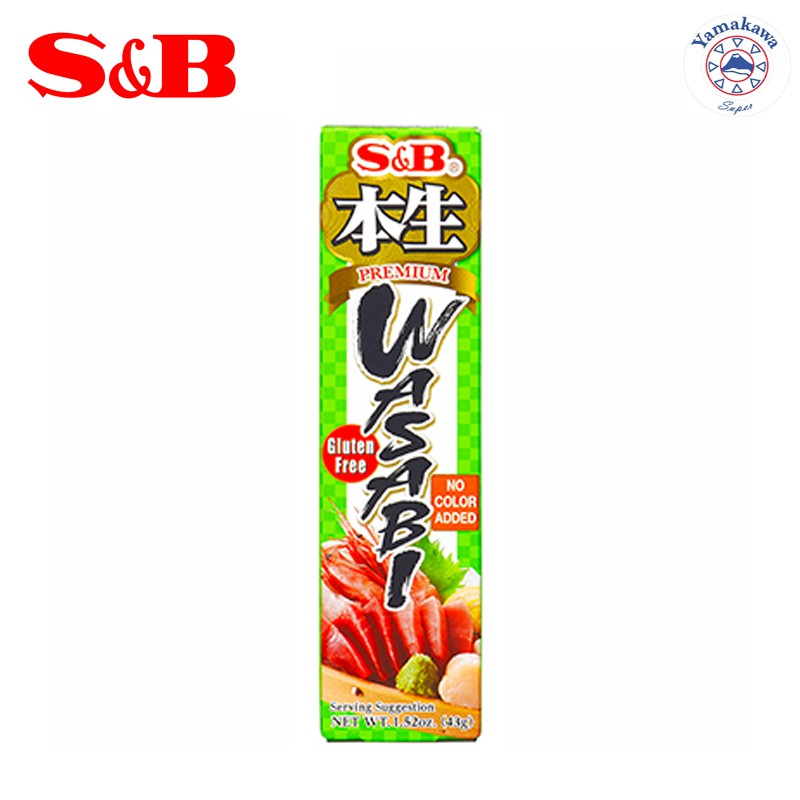 S&B Premium Hon Wasabi Paste In Tube 43g(Expiry 30th December 2021 ...