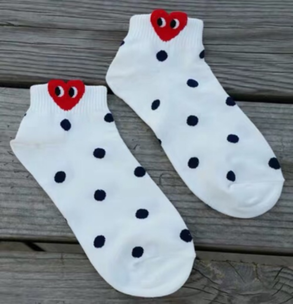 Comme des Garcons Heart Ankle Socks