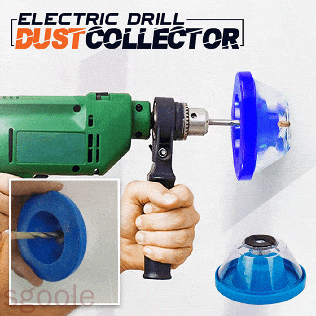 Drill Dust Cover Plastic Drill Ash Collector Non-slip Hammer for Home Construction Site