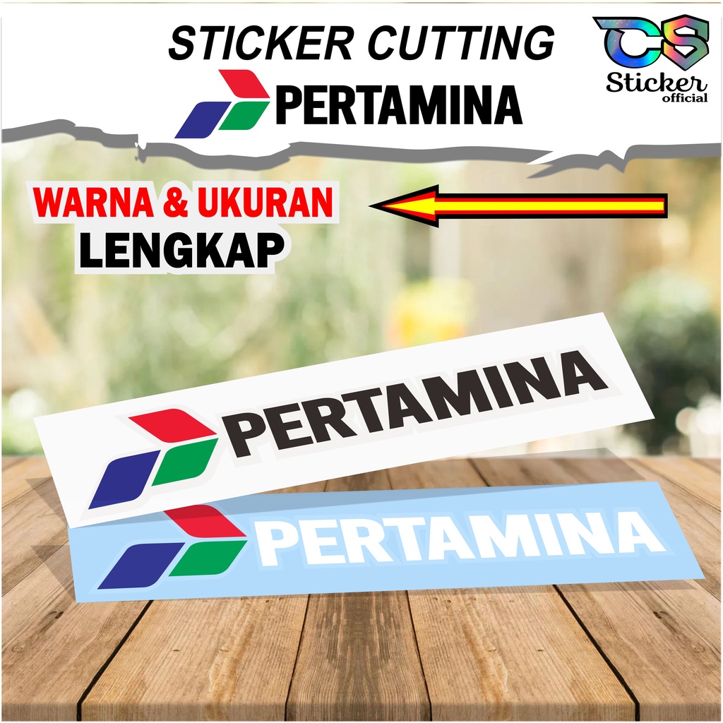 Pertamina cutting stickers, premium stickers for various car motorbikes ...