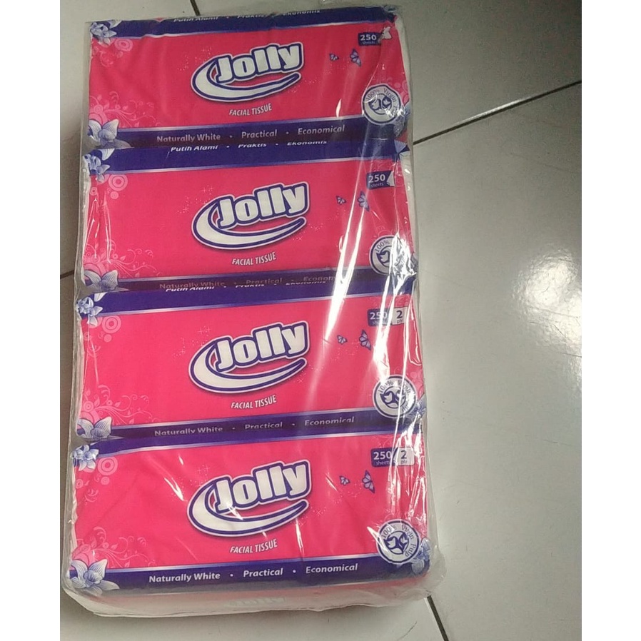 Jolly Tissue Jolly Tissue 250 sheets 2 ply per pack | Shopee Singapore