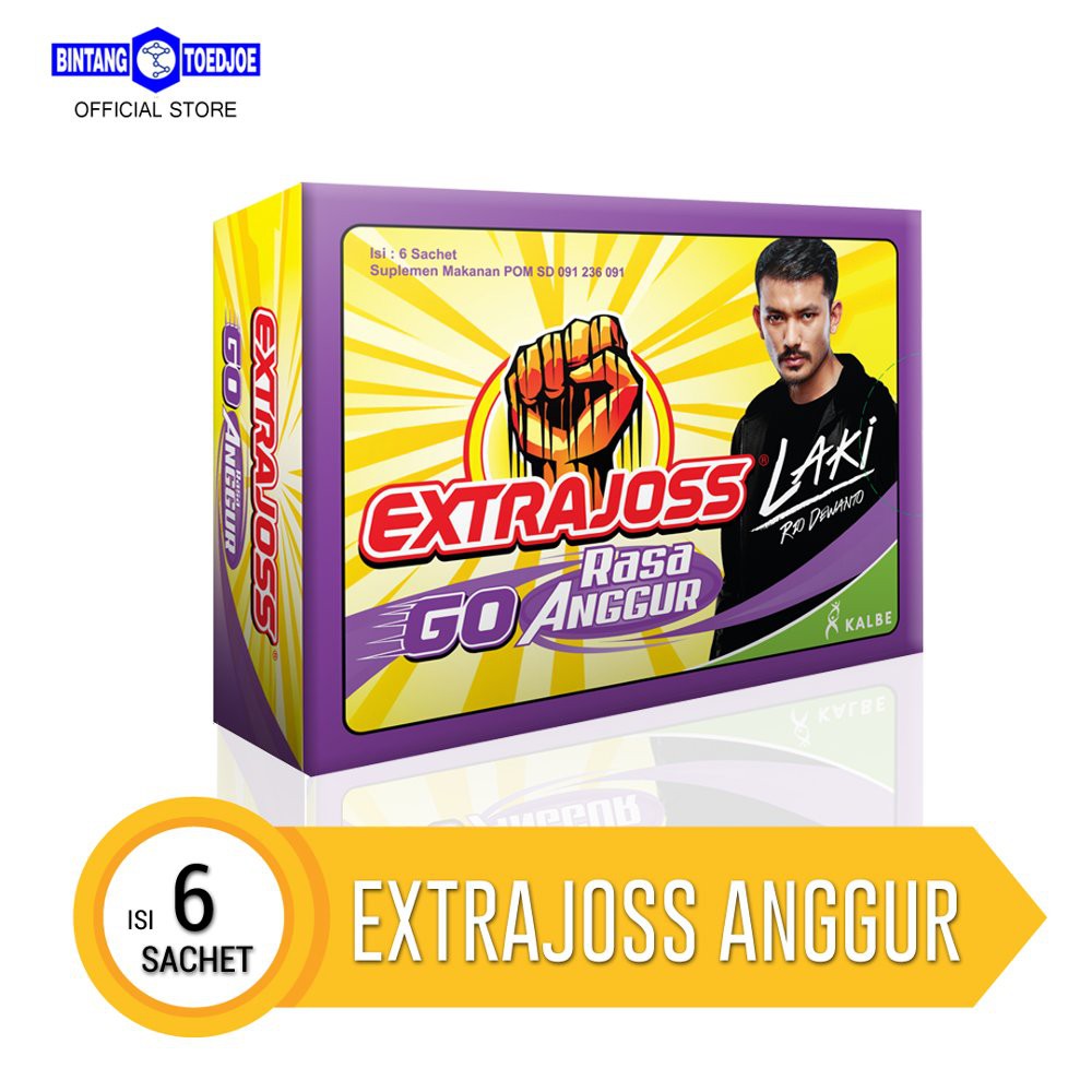 Jus Extra Joss Go Rasa Anggur 1kotak (6s x 4g) | Shopee Singapore