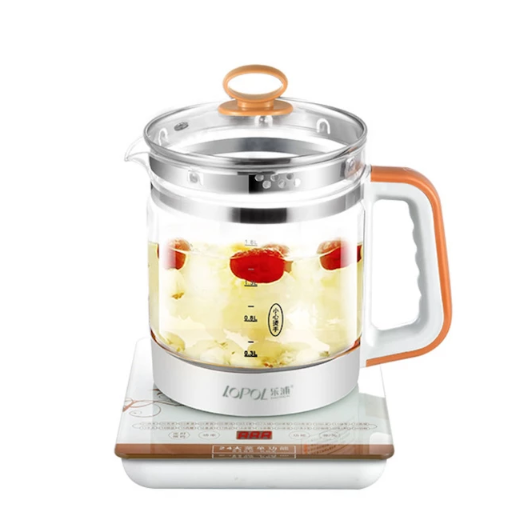 Household Electric Kettle Automatic Glass Health Preserving Pot Portable Mini Multi Cooker Tea Dessert Cooker