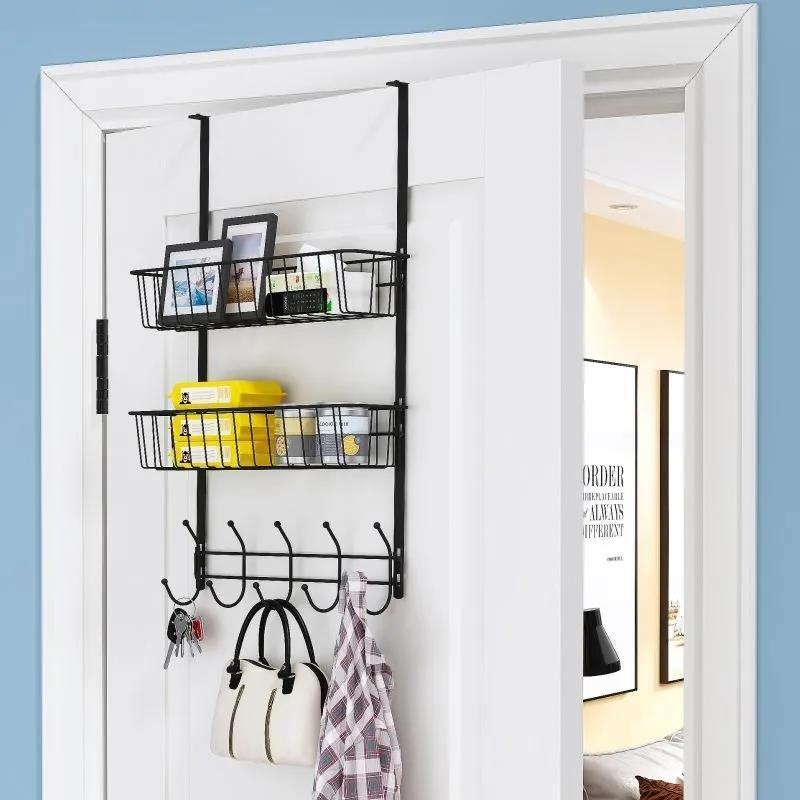 YSSH Hook Nail-Free Hanging Basket Refrigerator Hook Cabinet Storage ...