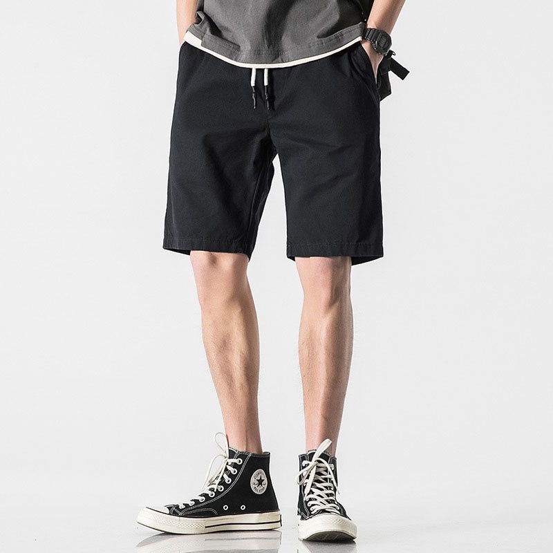 Men Shorts Summer Casual Short Pants Bermudas with Back Pocket ...