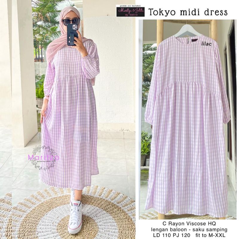 Midi dress outlet shopee