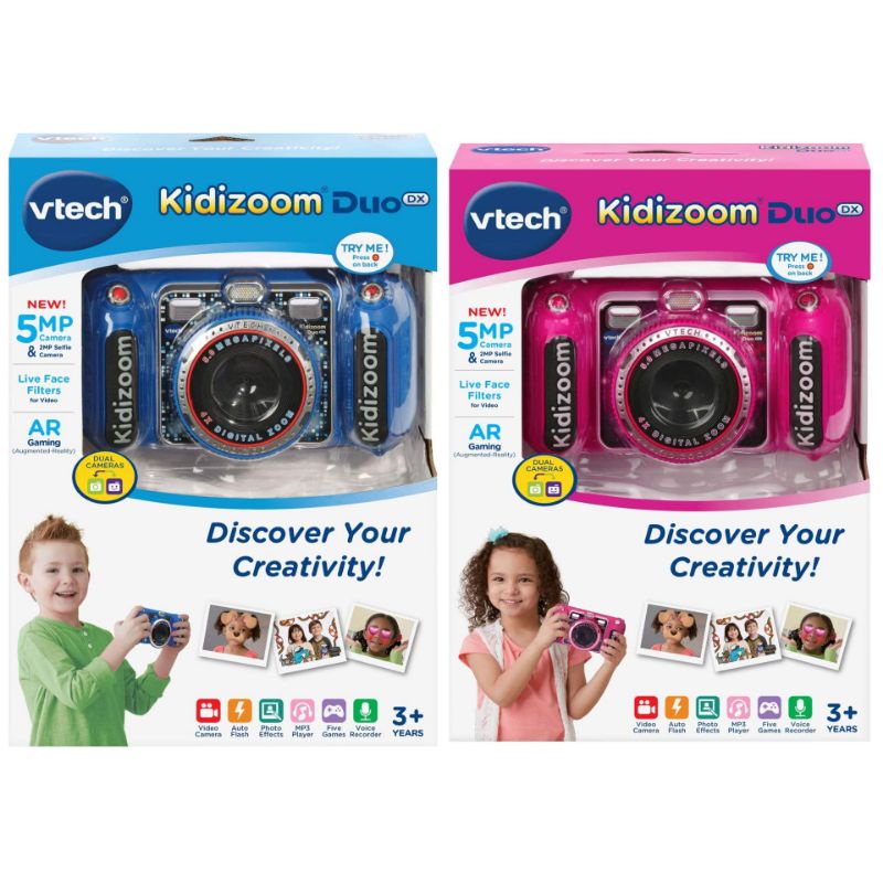 Buy VTech KidiZoom Duo DX Digital Camera Pink Online in Singapore
