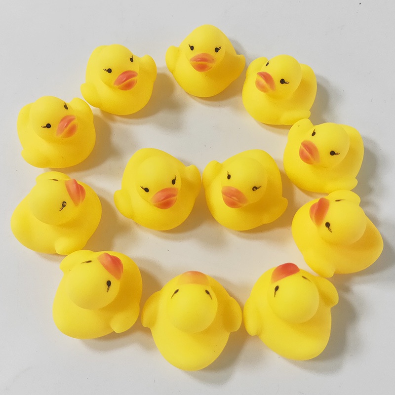 Squeaky Rubber Duck Bath Bathe Room Water Fun Game Playing Toy Kids