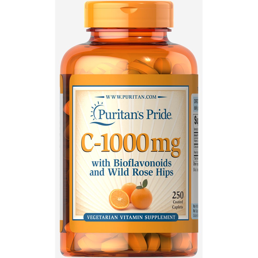 Puritan's Pride Vitamin C 1000 Mg   250 Caplets 