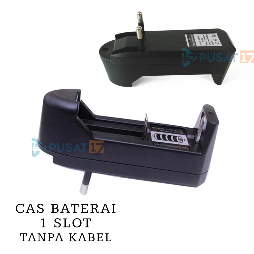 PUSAT17 BATERAI CAS 18650 1200mAh 3.7 VOLT / BATRE CAS UNIVERSAL / BATTERY RECHARGEABLE CHARGER DESKTOP 1 SLOT 2 SLOT 4 SLOT - Gambar 4