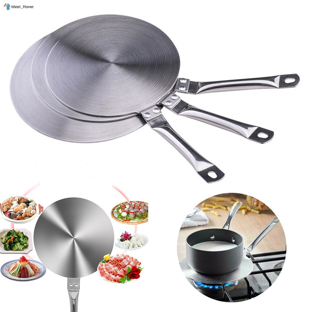 Practical Stainless Steel Induction Cooktop Converter, Heat Diffuser Converter for Gas Electric