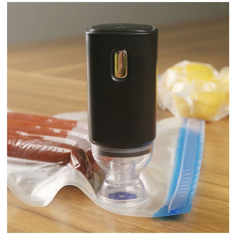 Mini USB Chargeable Automatic Vacuum Sealer Pump For Kitchen, Sous Vide Cooking, Home & Travel