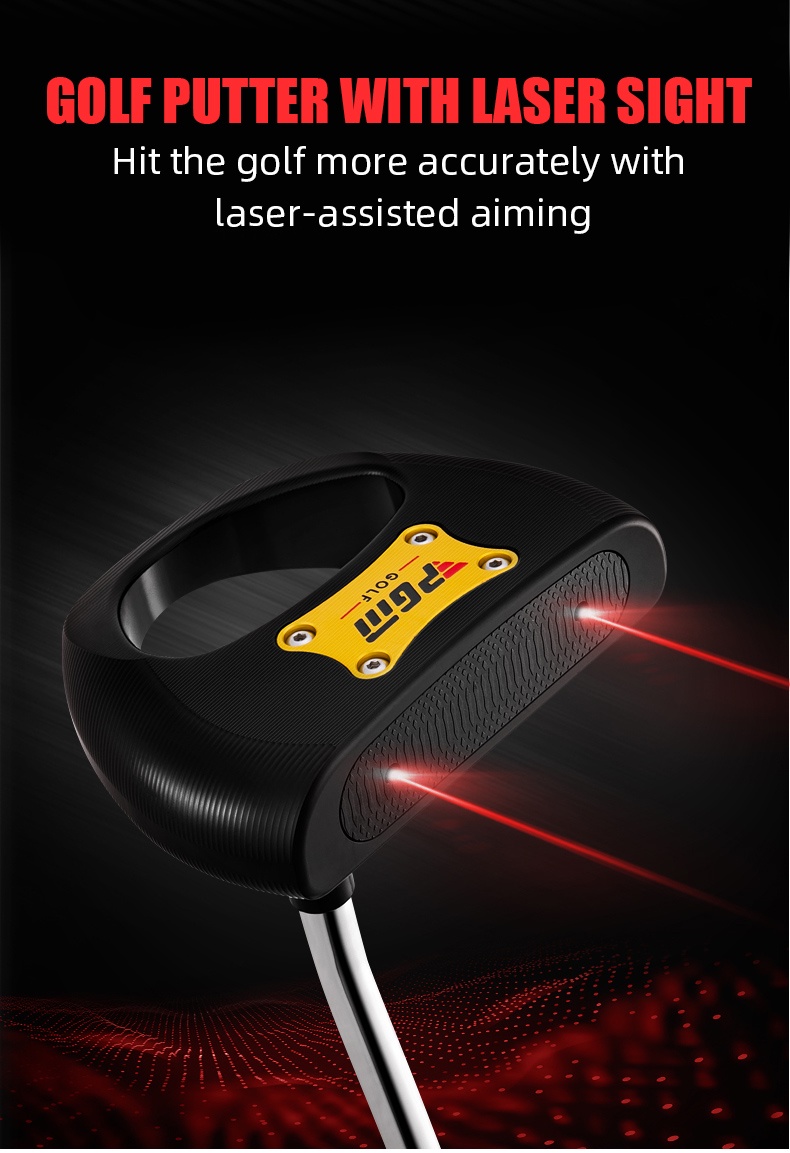 PGM New Laser aiming auxiliary system right left handed golf putter ...