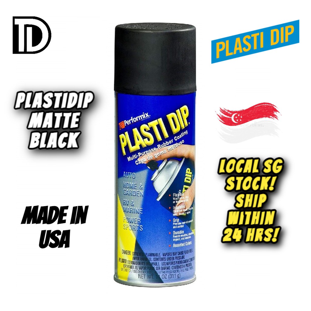 PACK 2 SPRAY FULL DIP BLACK MATE PLASTIDIP