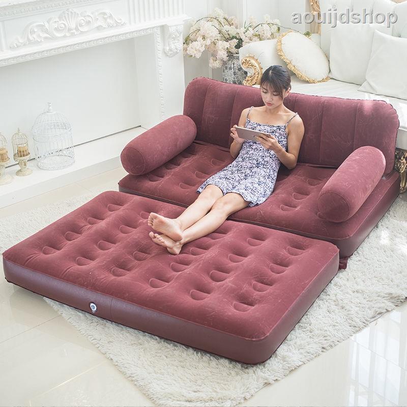 Ready stockLazy sofa single rental small apartment Air double sofa bed