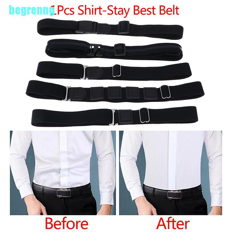 Adjustable Near Shirt-Stay Best Shirt Stays Black Tuck It Belt