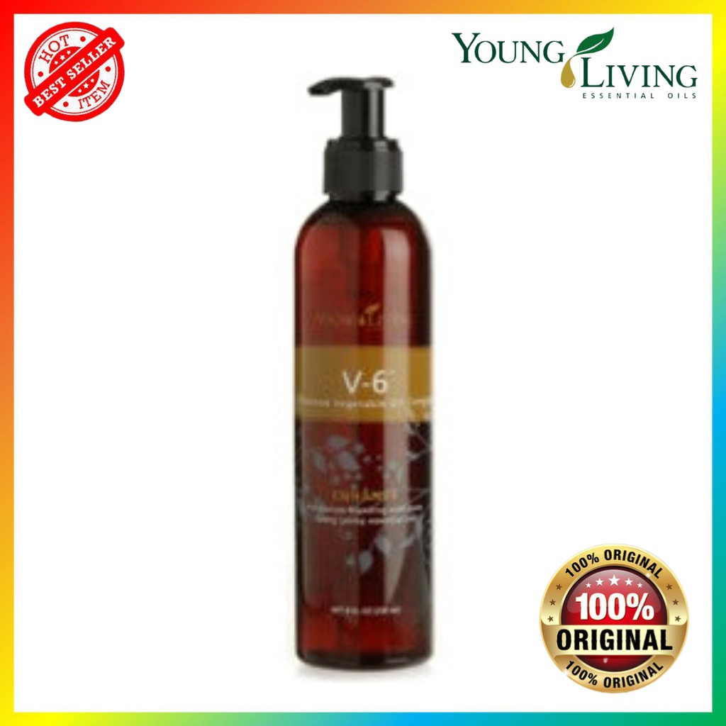 Original Young Living Massage Oil Carrier Oil Minyak Urut V 6 Enhanced Vegetable Oil Complex 4642