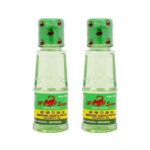 Minyak kayu putih scorpio 30 ml / kayu putih / masuk angin / minyak gosok / kembung / batuk - Gambar 3