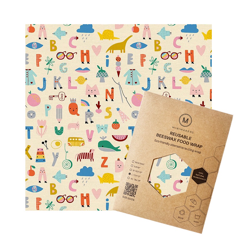 Now You Know Your ABC / Minimakers beeswax wrap / cling wrap ...