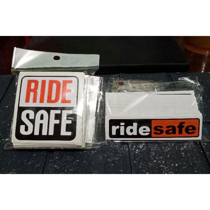 Ride Safe Sticker Laminated type 3m Quality | Shopee Singapore