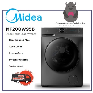 MIDEA BUNDLE MF200W95B+MDK1088HP FRONT LOAD WASHER (9.5KG) + HEAT PUMP ...