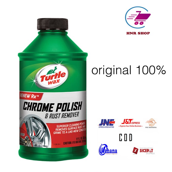 Turtle Wax Chrome Polish (Chrom) 355 ml Shopee Singapore