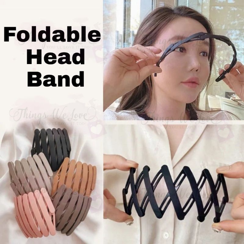 [SG SELLER] [FREE SHIPPING] Foldable Hair Band Head Bands Hairband Headband Accessories