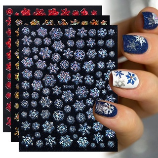 Bkolouuoe Nail Enhancement Sticker 3d Christmas Nepal