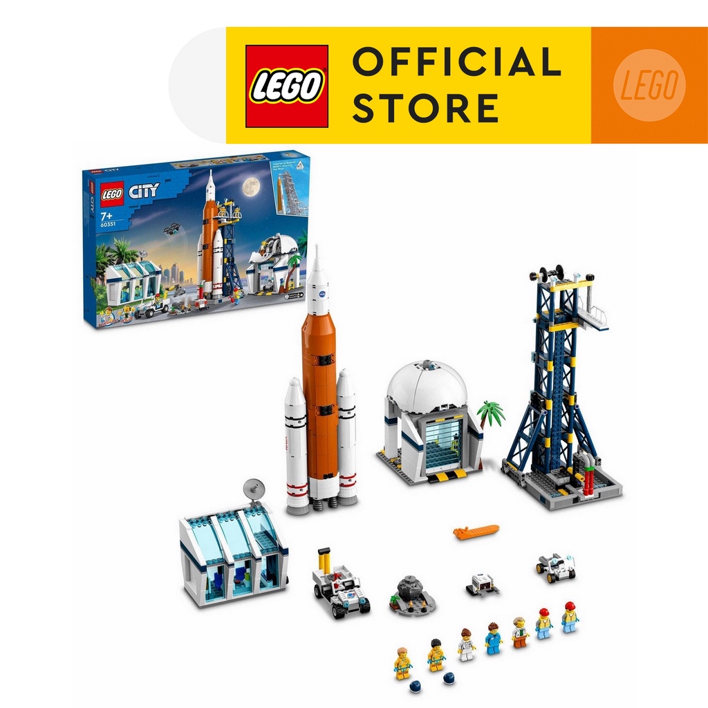 LEGO City Rocket Launch Center 60351 Building Kit (1,010 Pieces ...